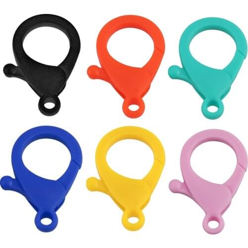 5pcs colorful Lobster Clasps key chain Keychain for DIY Jewelry Making For Beginner Accessories DIY Jewelry Findings Wholesale