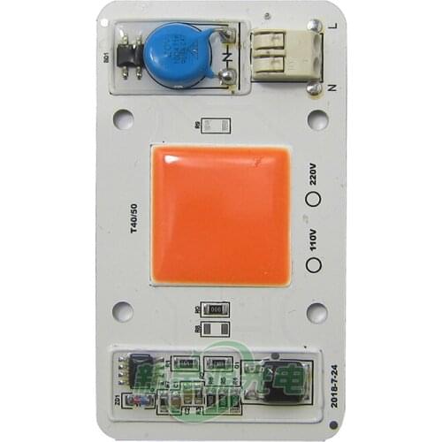 50w 220v Driverless LED Chip Light for Lamps Light DIY Full Spectrum Pink Plants Grow