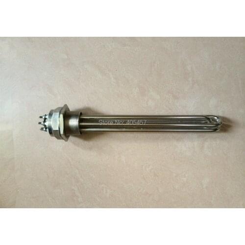 7KW all-stainless 58mm flange heating element,clothing factory machine parts,garment Electroplating thread heater pipe