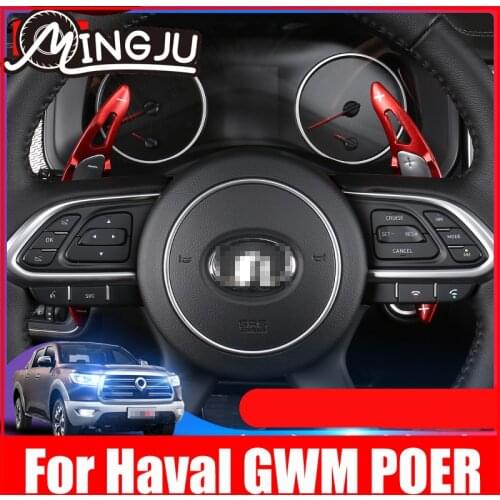 Car Steering Wheel Shift Paddle Cover Extended Paddle Shifter For Great Wall GWM POER UTE 2020 2021 Haval Accessories