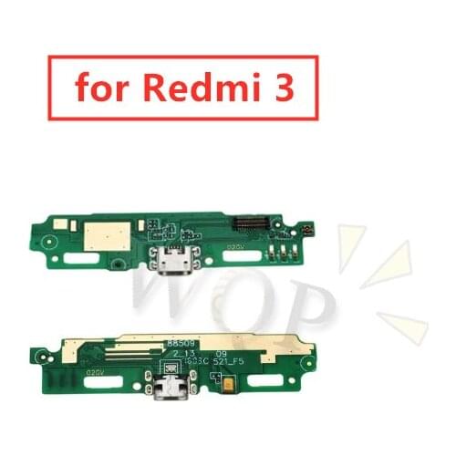 For Xiaomi Redmi 3 USB Charger Port Dock Connector PCB Board Ribbon Flex Cable phone screen repair spare parts