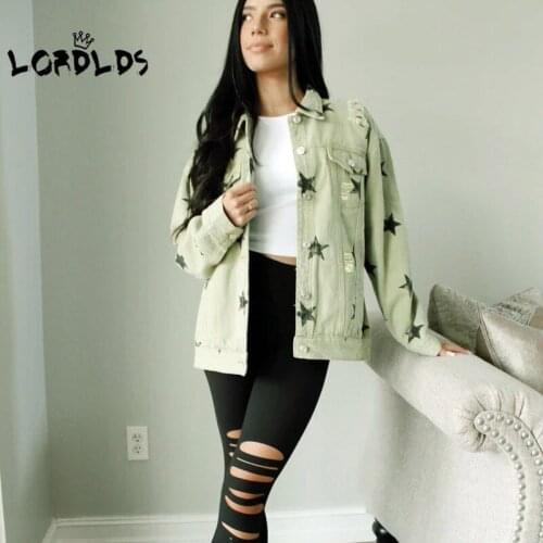 Женские джинсовые куртки LORDLDS China At AliExpress