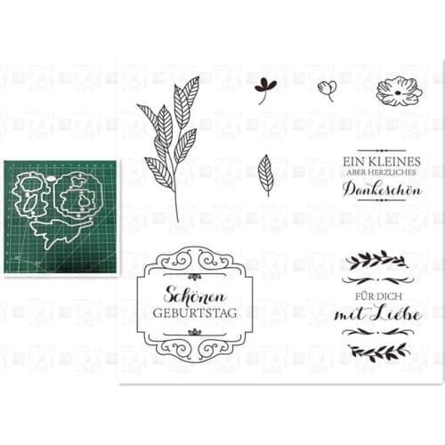 Leaves Metal Cutting Dies And Stamps Scrapbooking Stencil for Album Paper DIY Gift Card Decoration Embossing Dies New