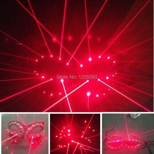 Fashion Red Laser bra/ bar party props costumes performing Christmas luminous clothing/ballroom dance laser man show