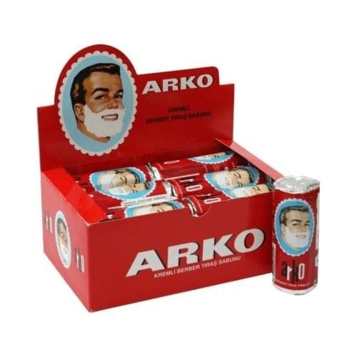 Arko Stick Shaving Soap 75 Gr x 10 Pcs Stick Barbers Choice for Traditional Shave BEST