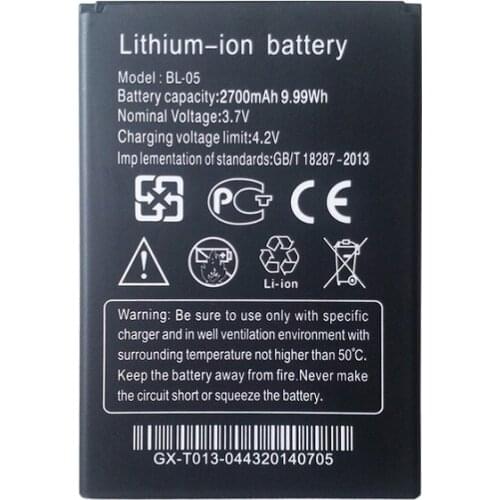 New L969 BL-05 Rechargeable 2700mAh Backup Lithium-ion Battery For THL L969 BL-05 Batterie Batterij