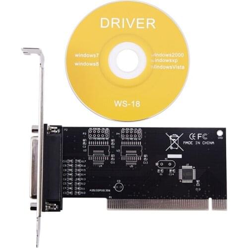 Pci Expansion Card Adapter 25Pin Parallel Lpt Pci To Parallel Db25 Printer Port Controller Card