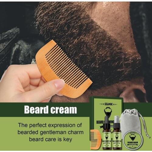 Professional Natural Beard Conditioner Beard Balm For Beard Smooth Wax Moustache Styling For Beard And Growth O5T8