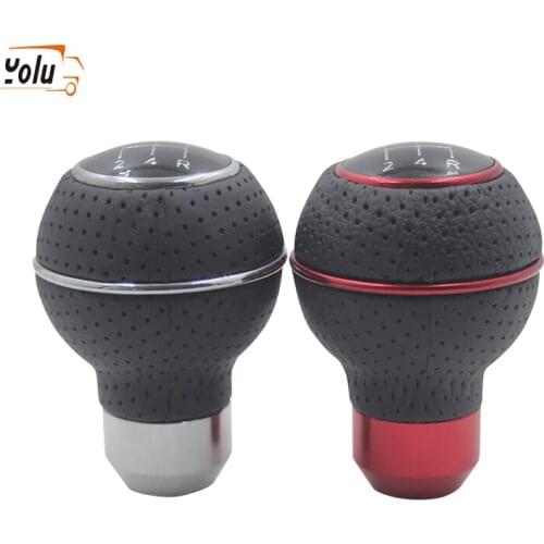 YOLU Car Replacement Shift Knob 5 Speed Gear Stick Shift Knob Manual Fit for Peugeot/ VW/ Bora/ Ford /Focus Gear Lever