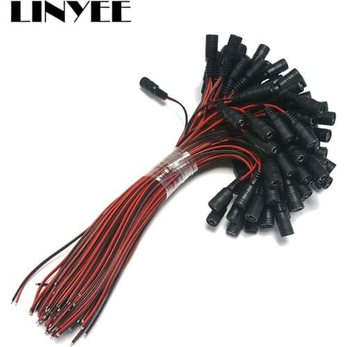 5.5 x 2.1mm Male DC Power Jack Plug CCTV Camera power connection line