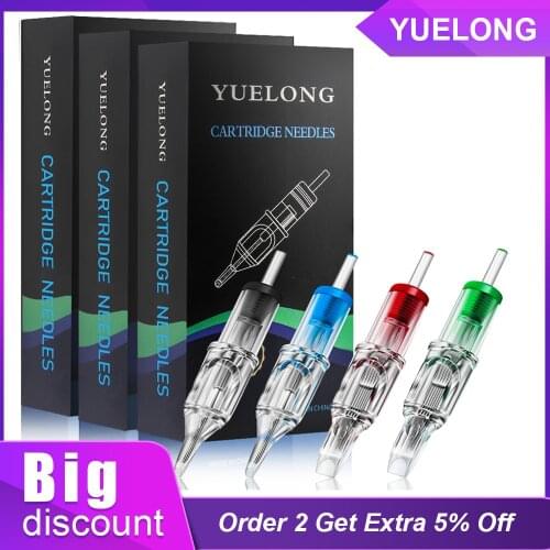 20PCS Tattoo Cartridge Needle RL/RS/M1/RM Disposable Semi-Permanent Eyebrow Lip Makeup Cartridge Needles for Tattoo Machine Pen