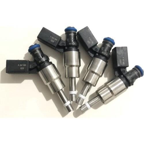 4PCS 06F906036F Fuel Injector OEM 06E906036A For Audi A3 A4 A6 2.0 For VW EOS Golf Jet ta Passat 2.0 2001- 0261500020