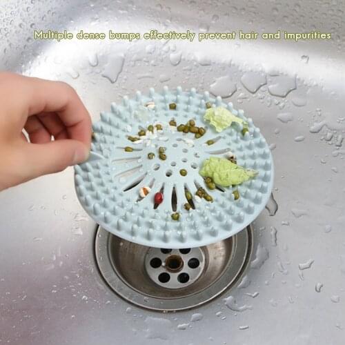 Hair Catcher Hair Stopper Sink Strainer Filter Shower Drain Covers for Bathroom Bathtub and Kitchen
