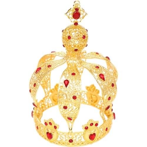 Castle Crown Cake Crown Topper King Retro headdress Baroque crown ornaments