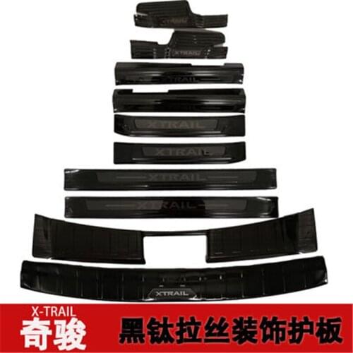 Stainless Steel Rear Bumper Protector Sill Trunk Guard Cover Trim For Nissan X-Trail X Trail T32 2017 -2021 Car Styling