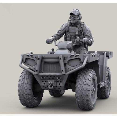 1:35 Resin Figure Model Kit Unassambled Unpainted X274(NO CAR)