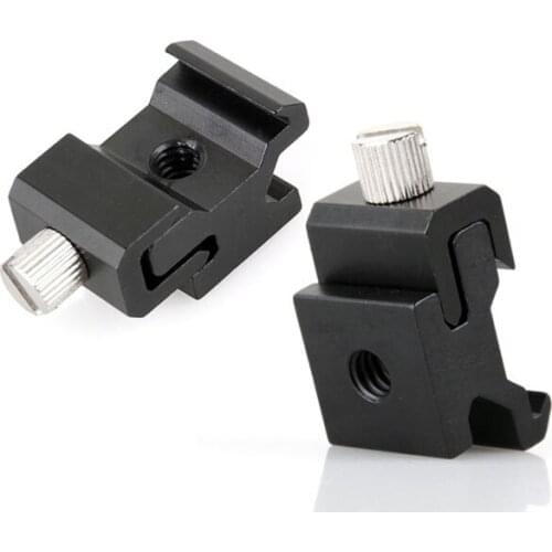 10PCS Flash Bracket Cold Shoe Hot Shoe Mount to 1/4 Thread Screw Mount Adapter Adjustable Holder Camera Lovers