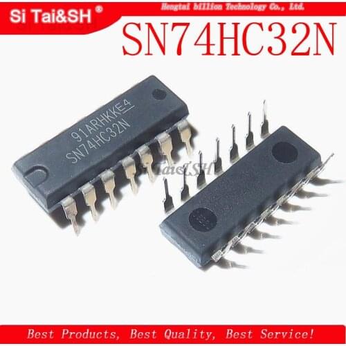 10PCS SN74HC32N SN74HC32 DIP14 DIP 74HC32N 74HC32 new original