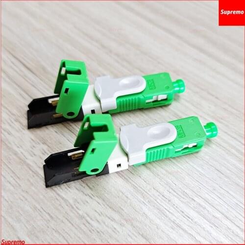 UNIKIT Free Shipping 100PCS/Lot FTTH ESC250D SC APC/UPC Single-Mode Fiber Optic New Model Optic Fast Connector