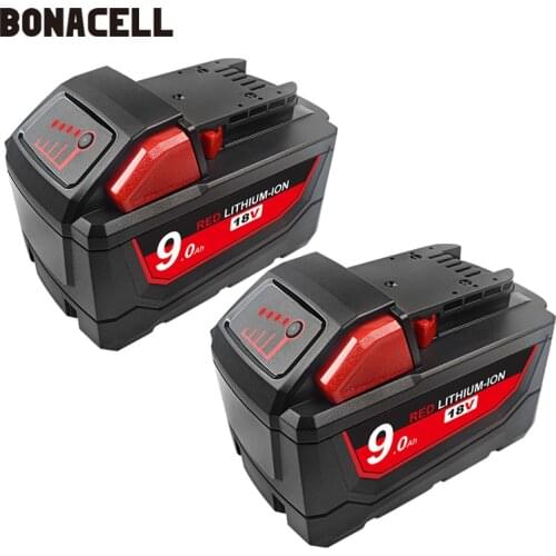 Milwaukee 48-11-1852 M18 REDLITHIUM XC 6.0Ah Extended Capacity Battery for Milwaukee 48-11-1850 48-11-1840 Cordless Power Tools