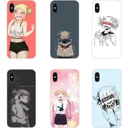 Anime Himiko Toga Boku No Hero Academia For Samsung Galaxy S2 S3 S4 S5 Mini S6 S7 Edge S8 S9 S10E Lite Plus Accessories Bag Case