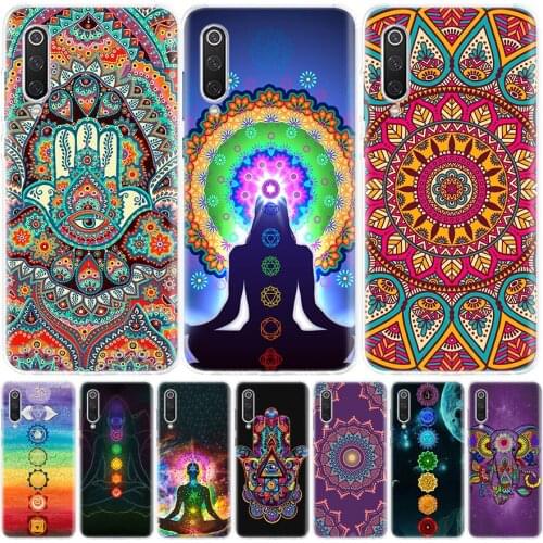 Mandala Chakra Yoga Phone Case for Xiaomi Redmi Note 10 9 9S 8T 8 7 8A 7 7A 6 6A 9A 9C S2 K20 K30 Pro Fashion Cover Coque