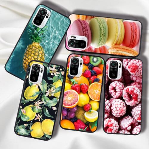 For Xiaomi Redmi Note 10 Pro Case Fruit Chocolate For Xiomi Redmi Note 10S 10Pro Note10S Redmi Note10 Case Cover Silicone TPU