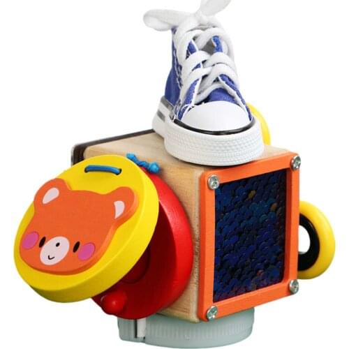 Baby Busy Brick Early Childhood Learning Board Toys Educational Match Skills Busy Stacking For Children Kids Gifts