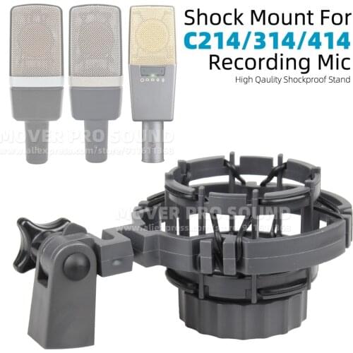 For AKG C214 C314 C414 C 214 314 414 B EB XLS XLII ULS Microphone Shock Mount Suspension Mic Stand Anti Vibration Spider Holder