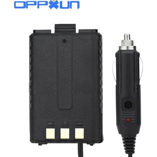 For Baofeng Battery Eliminator Car Charger For Portable Radio UV 5R UV-5RB UV-5RA Two Way radio Walkie Talkie Accessories