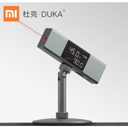 DUKA LI1 Laser Protractor Digital Inclinometer Angle Measure 2 in 1 Laser Level Ruler Type-C Chargable Laser Measurement Tool