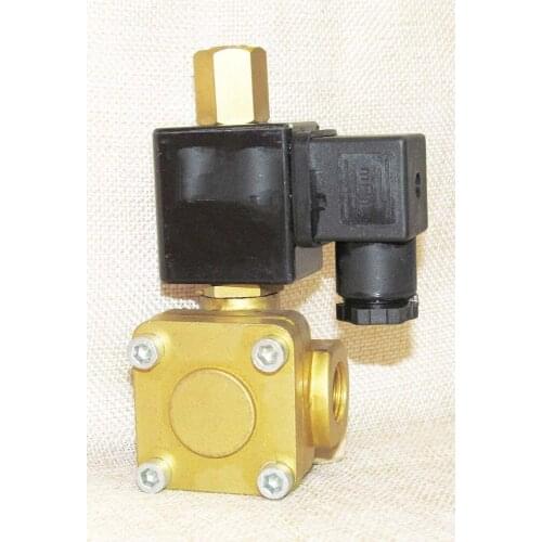 0955105 1/4 inch 2/2 way normally open water solenoid valve 12V DC with brass valve body