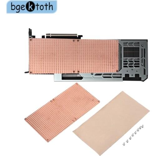 GPU Cooler Copper Cooling Graphic Cards GPU Block Backplate for 3080 3090
