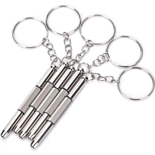 5pcs Mini 3in1 Eyeglass Screws Nuts Repair Kits Stainless Steel Tiny Hex Assortment Kit Screwdriver For Glasses Sunglass Watch