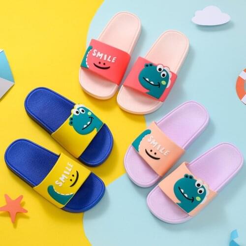 New Children Slippers Cute Cartoon Boys Slippers Non-slip Home Flip Flops Outdoor Casual Sandal Girls Slippers Kids Shoes Summer