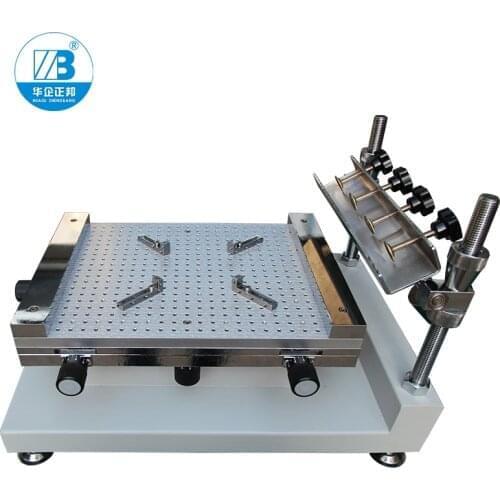 Solder printing machine pcb screen printer,ZB3040H Manual SMT screen printer