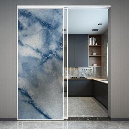 Custom size film on window Glass Sticker no glue Privacy Decal bathroom office kitchen Sliding door decoration
