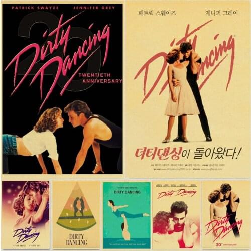Film dirty dance poster diamond embroidery 5D DIY full drill drill painting rhinestone Mosaic craft package room wall decoration