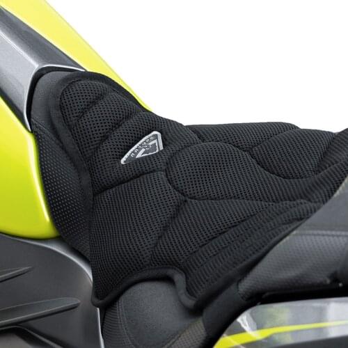 KEMiMOTO 3D Air Pad Motorcycle Seat Cushion Cover For Electric Bike For Vespa For Suzuki GSR750 For CBR650 CB650 Universal Moto