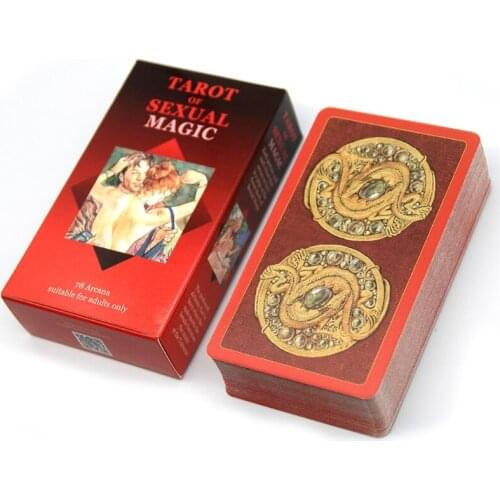 Full English Tarot of Sexual 78 Cards Deck for Adult Friend Party Board Game Divination Oracle Card Dropship