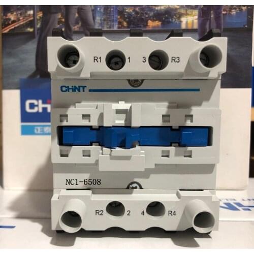 CHINT NC1-6508 2NO 2NC NC1-6504 4NO 65A 220V Rail Mount Contactor Industrial Electric Contactor