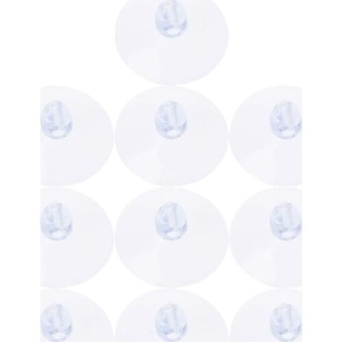 Clear Mushroom Head Sucker Kitchen Window Wall Vacuum Adhesive Hook Suction Cup 449C