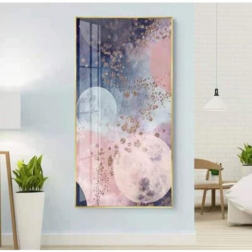 Nordic Porch Decorative Painting Modern Minimalist Vertical Version Small Fresh Mural Aisle Corridor Background Wall Prints