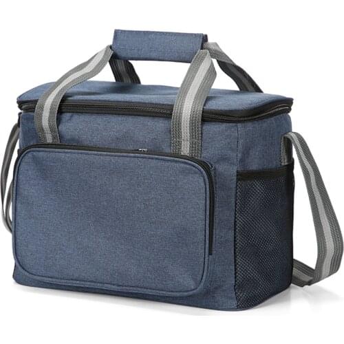 15L Cooler Bag Portable Insulated Cooler Bag for Travel Hiking Beach Picnic BBQ Party large capacity Insulated Thermal Lunch Bag