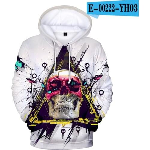 Hot Skull 3D Hoodies Skull Hoodie Men Women Sweatshirts Hipster Hip Hop Skull Sportswear Tracksuits Creative 3D Clothes