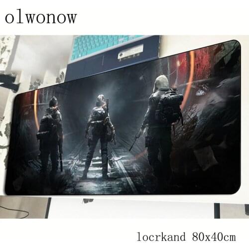 Tom clancys The Division mouse pad 80x40cm mousepads gaming mousepad gamer HD pattern personalized mouse pads keyboard pc pad