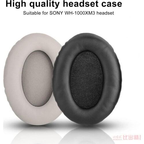 2Pcs Sponge Ear Cushion Pads Earpad Replacement for Sony WH-1000XM3 Headphone