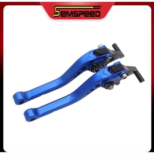 For Yamaha YZF R125 YZF-R125 2014 2015 2016 2017 2018 2019 2020 SEMSPEED Motorcycle Clutch Brake Lever 3D Rhombus Short Levers