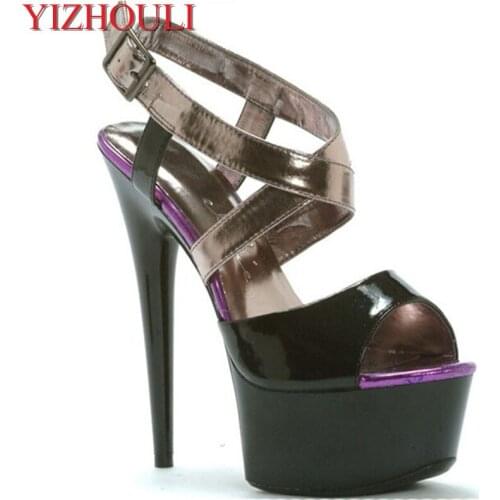 Elegant 15CM Sexy Gladiator Super High Heel Platforms Pole Dance/Performance/Star/Model Shoes, Wedding Shoes
