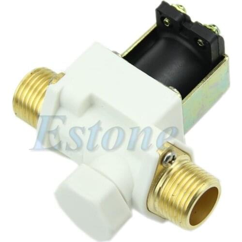 12V DC 1/2" 0-0.8MPa Electric Solenoid Valve N/C For Water Air Solar Water Heater Accessories Parts Replacements Durable